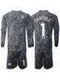 Chelsea Robert Sanchez #1 Brankářské Venkovní dres pro děti 2024-25 Dlouhý Rukáv (+ trenýrky)